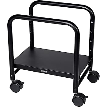 Eureka Ergonomic Pc Rollwagen Hohenverstellbarer Pc Stander Rollbar Tower Stander Mit Rollen Computerstander Fur Hohenverstellbarer Schreibtisch Schwarz Amazon De Burobedarf Schreibwaren
