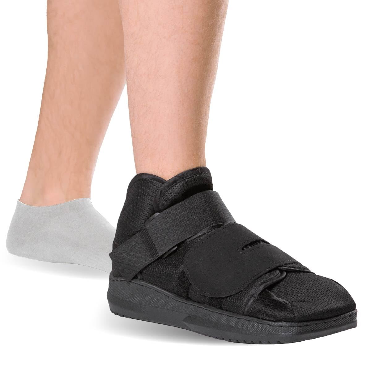 BraceAbility Closed Toe Medical Walking Shoe Lightweight Broken Toe