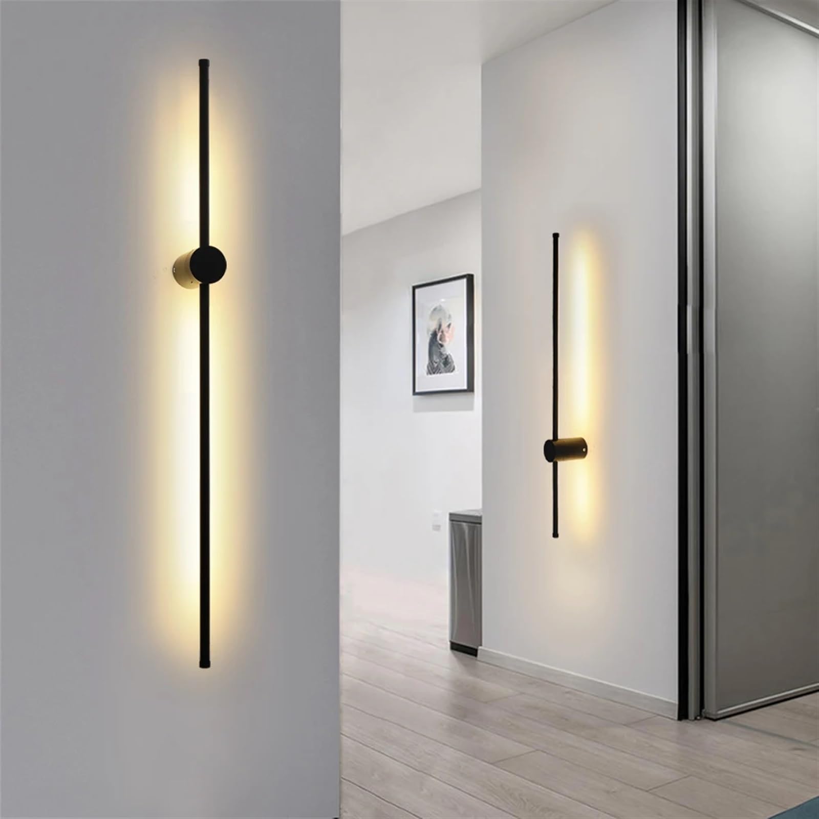 Lampe de chevet LED dorée pour habiller le fond de canapé