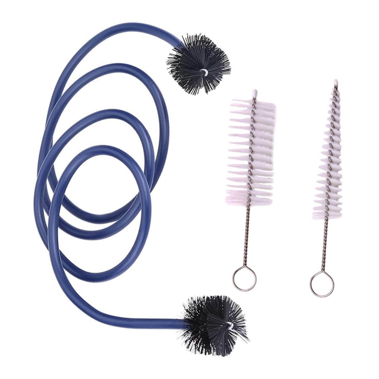 Abaodam Trumpet Brush Kit 3pc Trumpet Cleaning Set Horn Brush Trumpet Cornet Flexible Brush Trumpet Mouthpiece Cleaner
