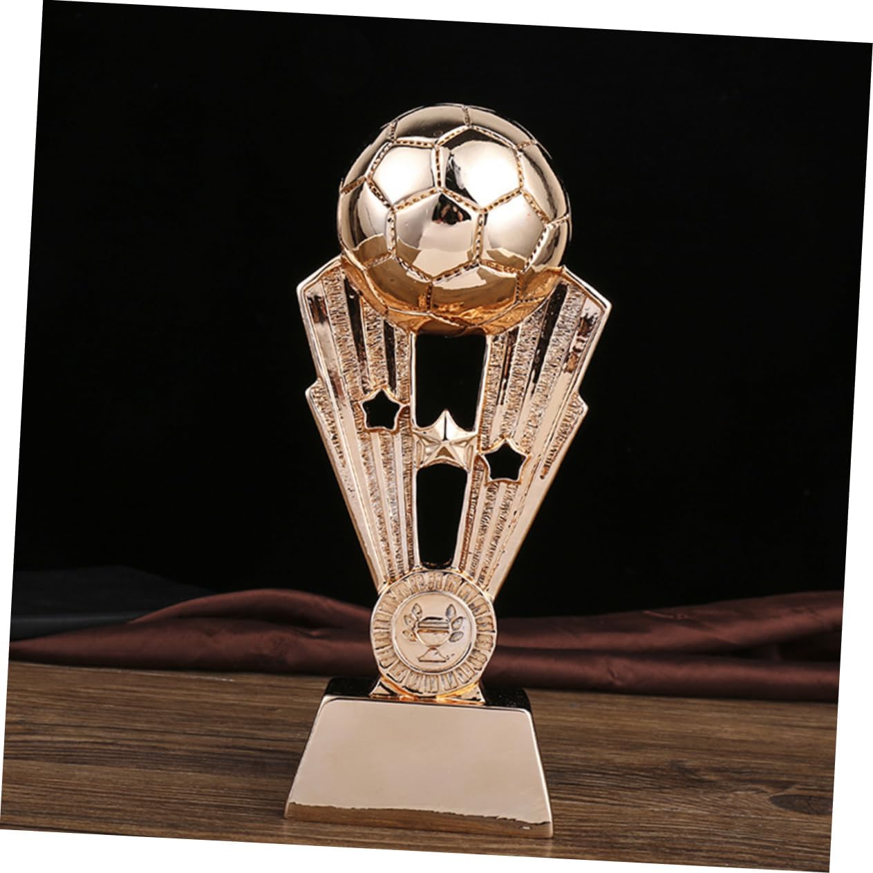 Plating Resin Football Trophy Bronze Soccer Team Award for School Office and Kindergarten Award Trophy