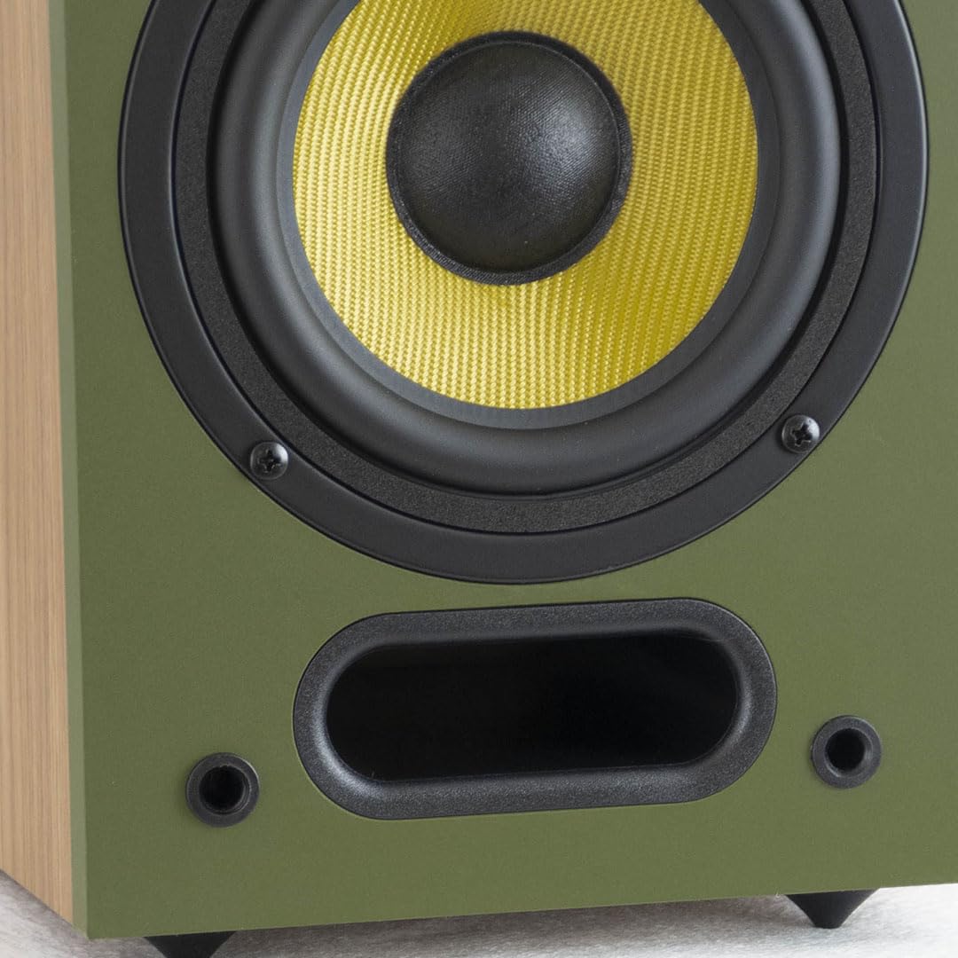 Davis Acoustics Ariane 1 Vert/Chêne Clair - Enceinte Bibliothèque (la Paire)