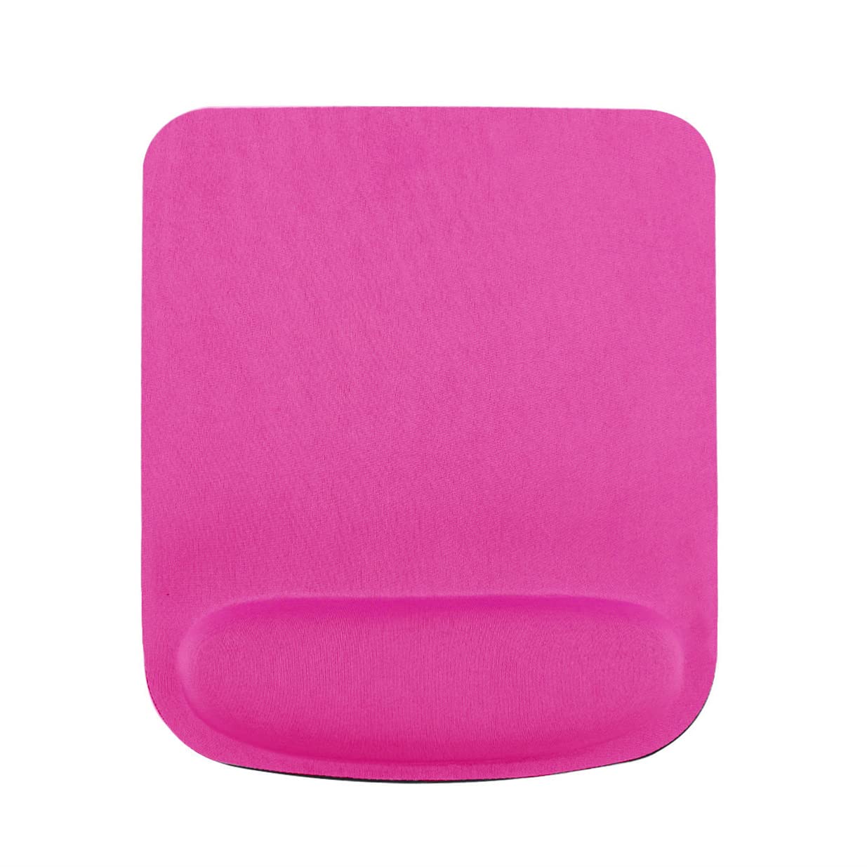 Ergonomic Mouse Mat with Wrist Support Gel Mouse Pad , Comfortable Computer Mouse Pad for Laptop, Mousepad with Non-Slip Rubber Base,Hot Pink