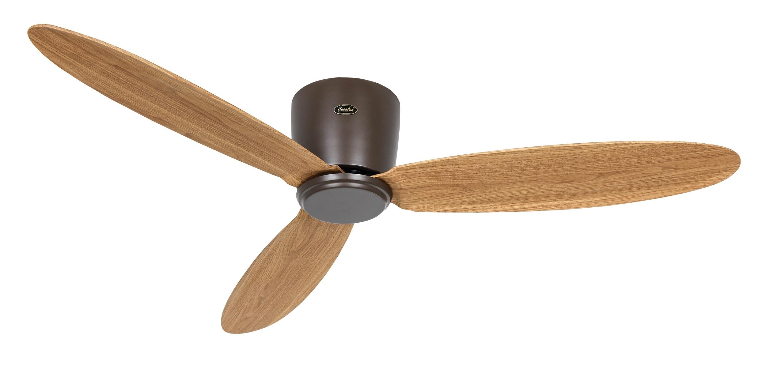 CasaFan Ventilador de techo ECO PLANO II 132 BZ-EN WIFI roble natural