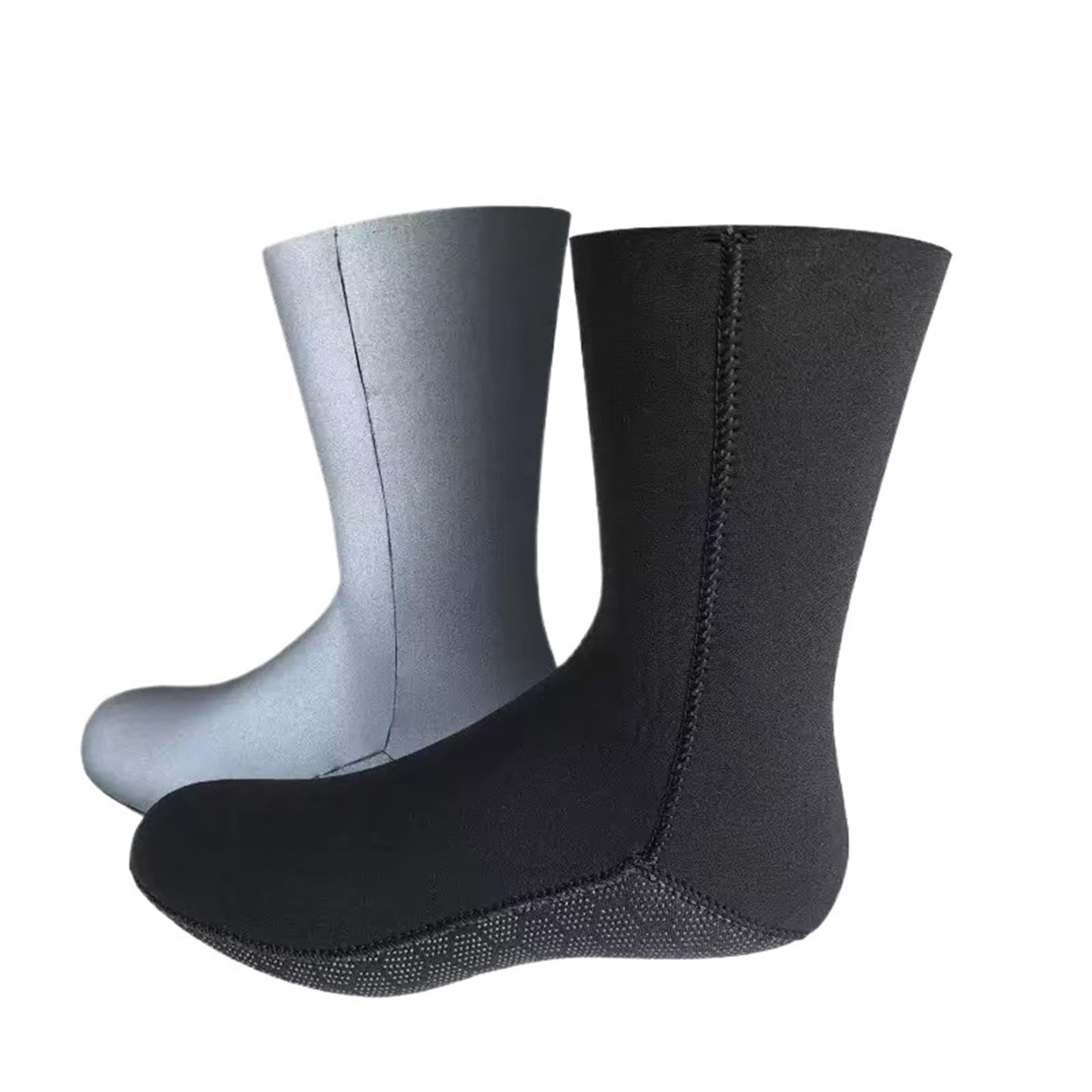 Neoprensocken Tauchsocken 5 mm/7 mm, titanbeschichtetes Neopren, thermisch, rutschfest, for Damen und Herren, for Surfen, warm, for Strand Wasser(Color 01 7mm,S)