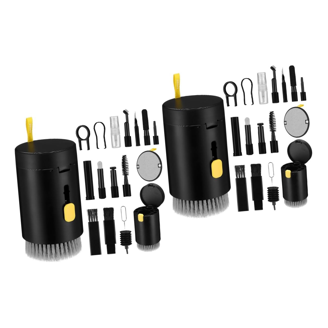 Hemobllo 2sets Pulizia Elettronica Per Laptop Cuffie Tastiere e Lenti Kit Portatile Con Accessori Per Rimuovere Polvere e Macchie Da Dispositivi Elettronici Soluzione Pratica Per