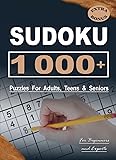 1000+ Sudoku Puzzles for Adults, Teens and Seniors