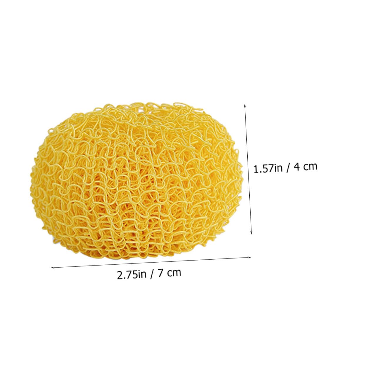 Boule de Nettoyage Ronde 2 Pièces en Fibre pour Vaisselle