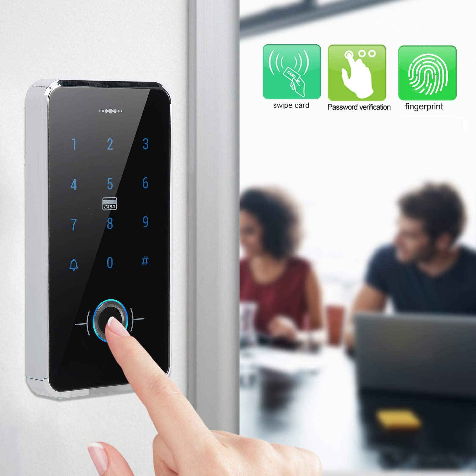 Zunate 1 Set 1Set Impermeabile IP68 Tastiera Con 120 Impronte Digitali