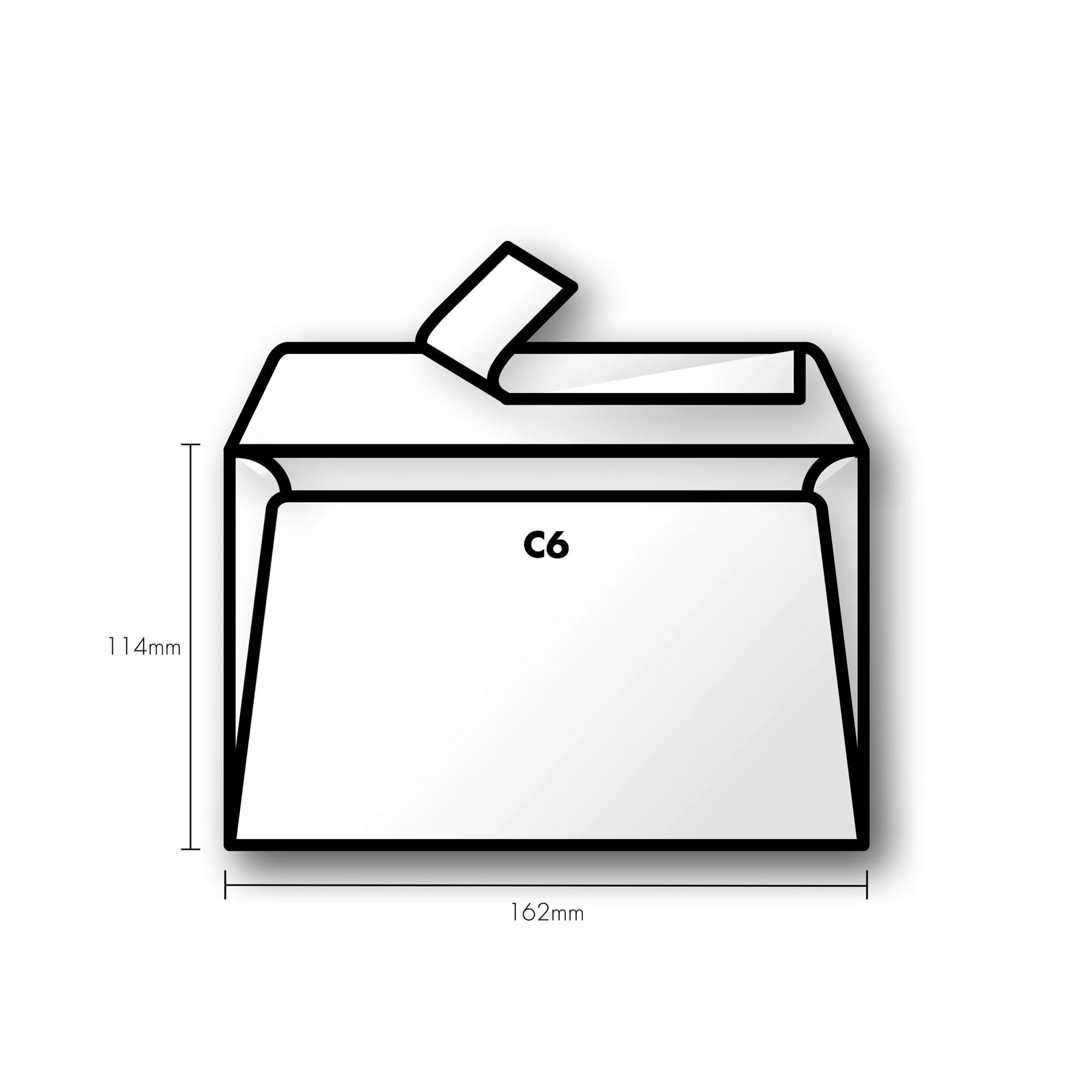 Clairefontaine Buste autoadesive C6 120g Avorio iridescente Pacco da 20