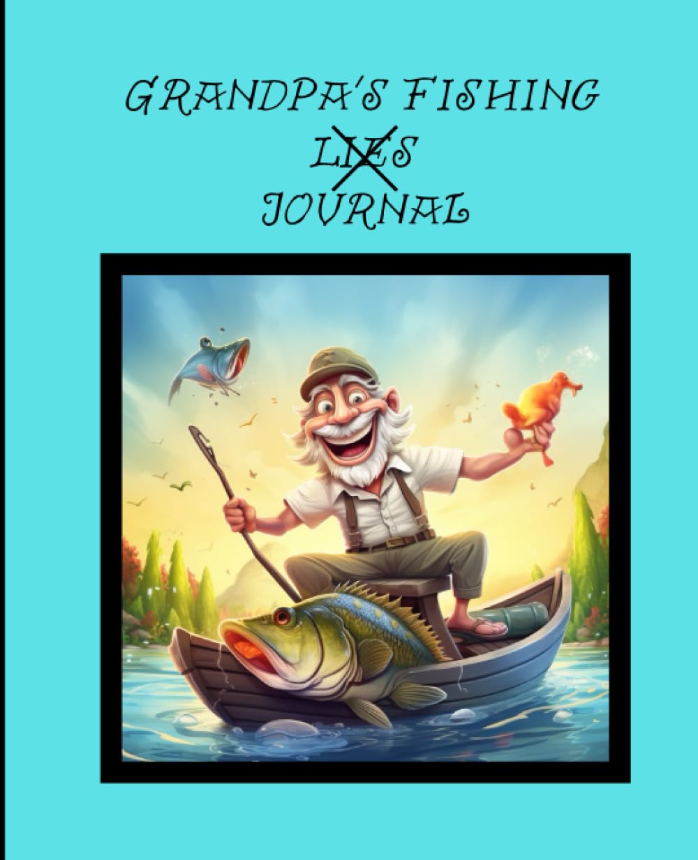 Independently published Grandpas fishing journal