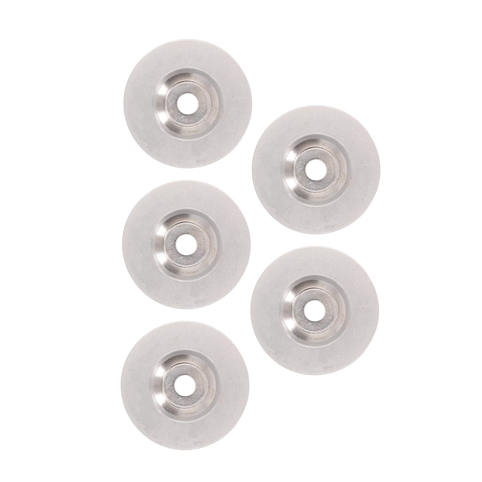 CruSioDiamond Grinding Cup Wheel, Non Fall Offng Weapower Vacuum Brazed Grinding Disc Wear Resistant 5Pcs Closely Adsorbed for Granite Marble