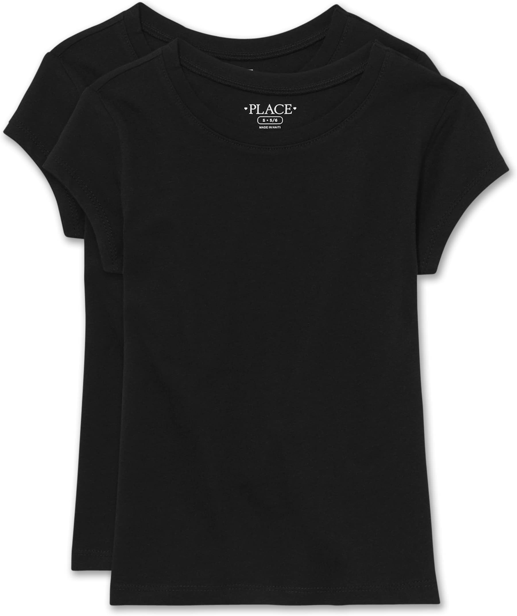 Girls Basic Short Sleeve Layering Tee