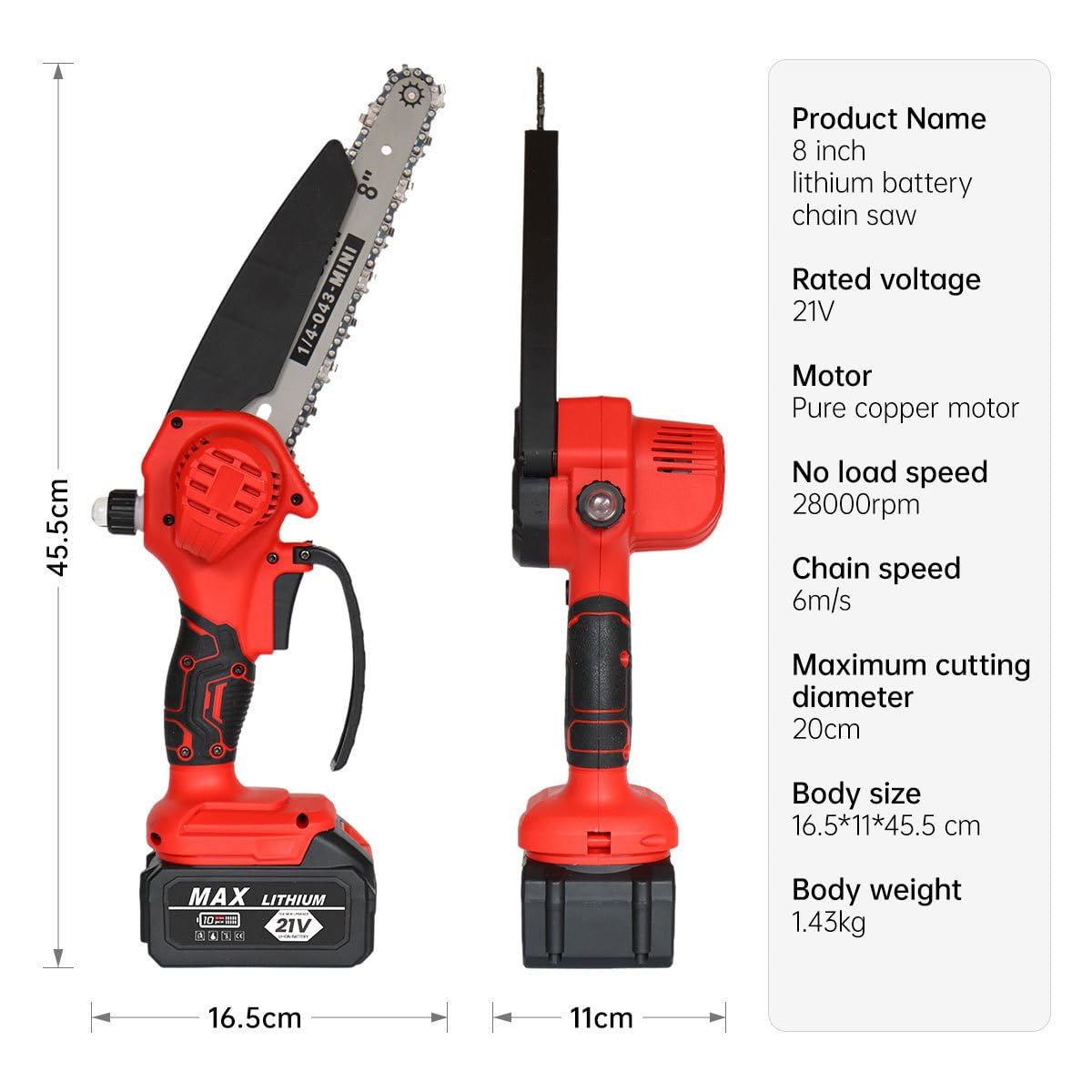 4 in 1 Potatore Telescopico a Batteria 8 Pollici, Motore Brushless Cesoie Elettriche a Batteria, Mini Motosega a Mano con Testa Girevole 90°, 2x2000mAh per Giardinaggio e Taglio Ad Alto Fusto
