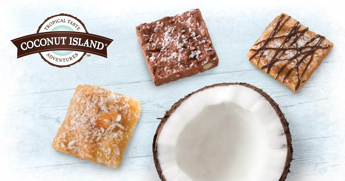 Anastasia Variety pack Coconut Cashew Crunch Original Recipe + Anastasia Coconut Cahsew Crunch & Dark Chocolate Coco bites 5oz, 4Pack