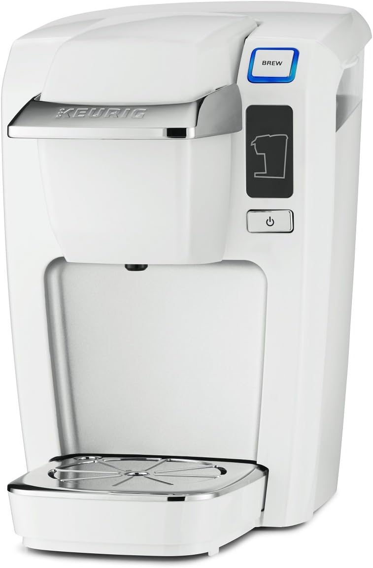 Keurig K15 Coffee Maker, Single Serve K-Cup Pod Coffee Brewer, 6 to 10 oz. Brew Sizes, White