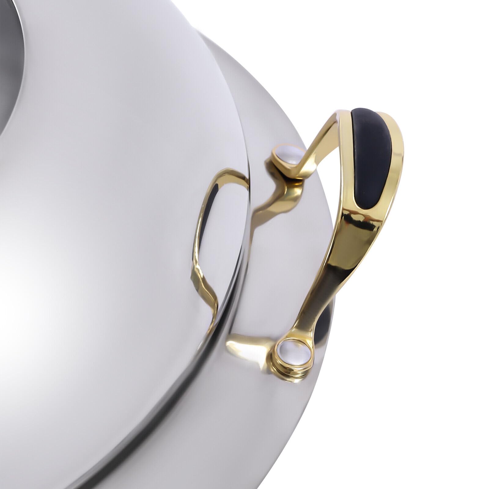 Serbatoio scaldavivande per alimenti Chafing Dish, in acciaio inox, set da buffet, contenitore per il calore, per la cucina, buffet e feste, per la casa, 3 litri