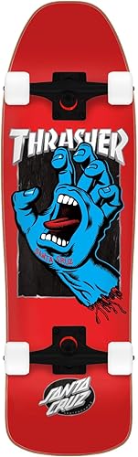 Santa Cruz Patinetas Completa Thrasher Gritando Mano Roja 9.35" x 31.7"
