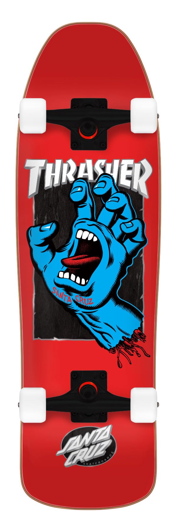 Amazon.com : Santa Cruz Skateboards Complete Thrasher Screaming 