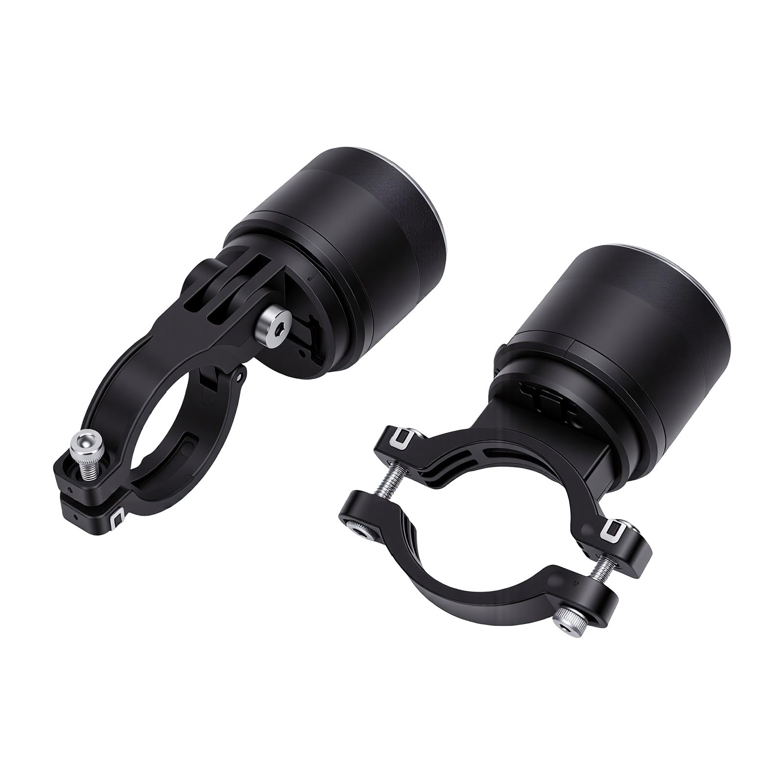 POENVFPO Set Luci per Bici, Ricaricabili Tramite USB 160LM IP66 Impermeabili con Indicatori di Direzione con Rilevamento dei Freni per la Guida Notturna