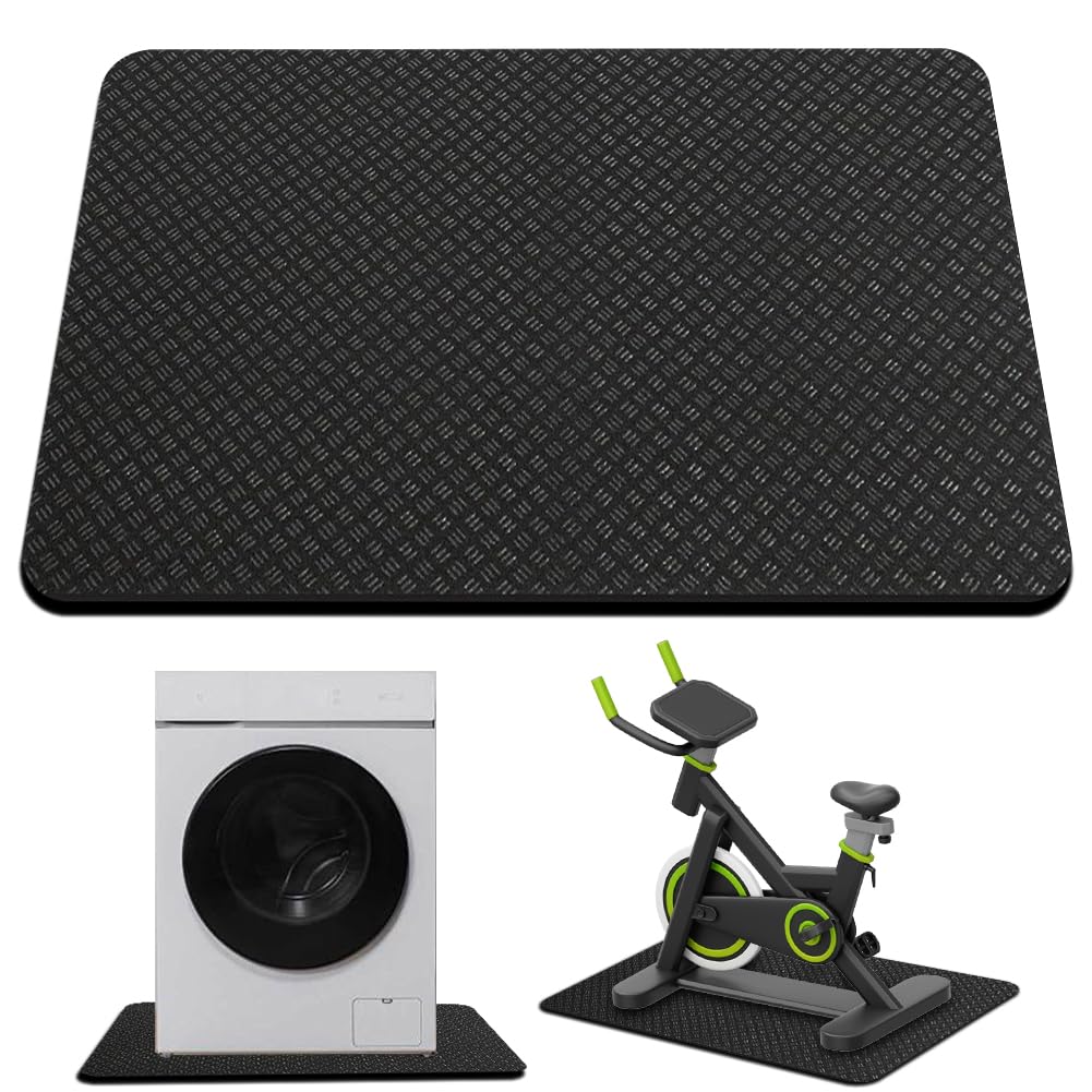 Tapis anti-vibration pour machine à laver, en silicone antidérapant, des deux côtés, 60 x 60 cm, tapis anti-vibration pour machine à laver, congélateur, sèche-linge et machine à café