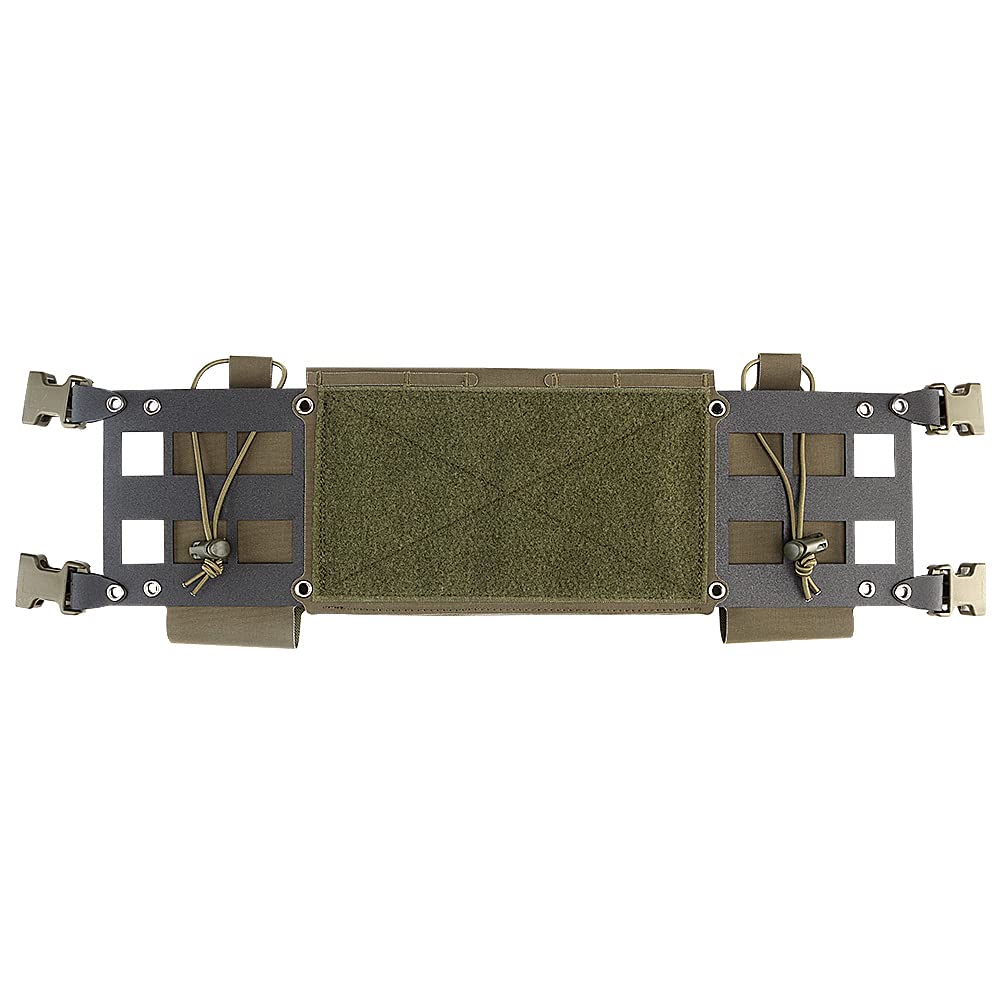 Tactical Chest Rig Rapid Expansion MOLLE Loading Mounting Plate Radio MAG Pouch Expander Wing