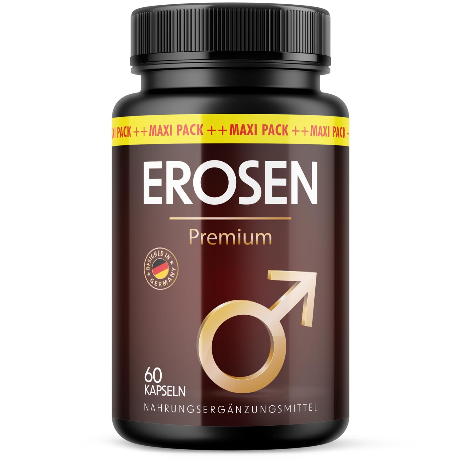 Erosen Premium Capsules - avec L-arginine, maca & L-citrulline - pour une vie amoureuse active - 60 gélules Contenu
