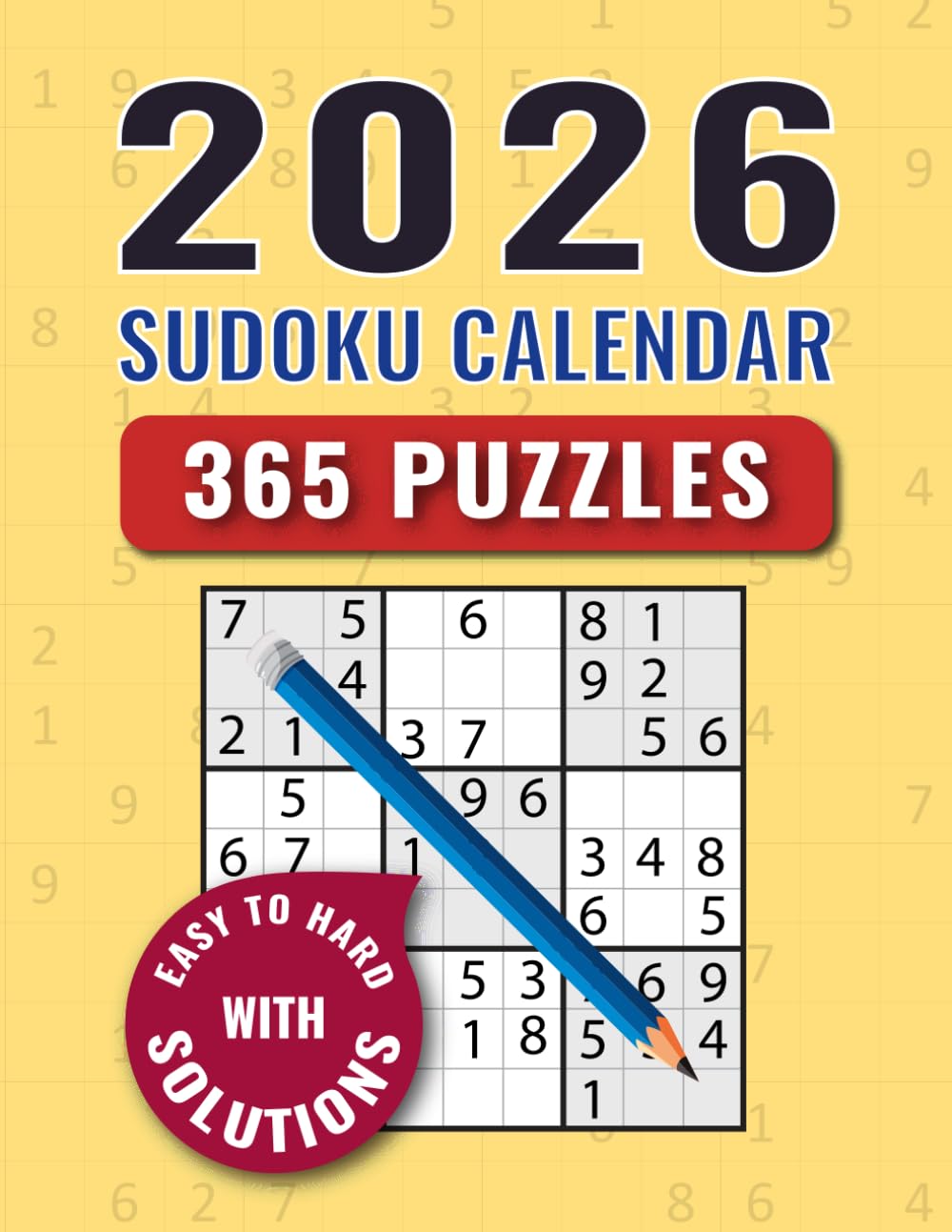 Sudoku Calendar 2026 Page a Day
