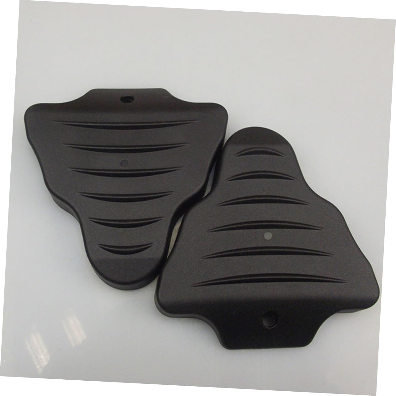 Abaodam Bike Pedal Cleat Cover Protective Plate Self-Locking Skid-Proof Comfortable Rubber Cycling Accessories Prevents Mud Dirt