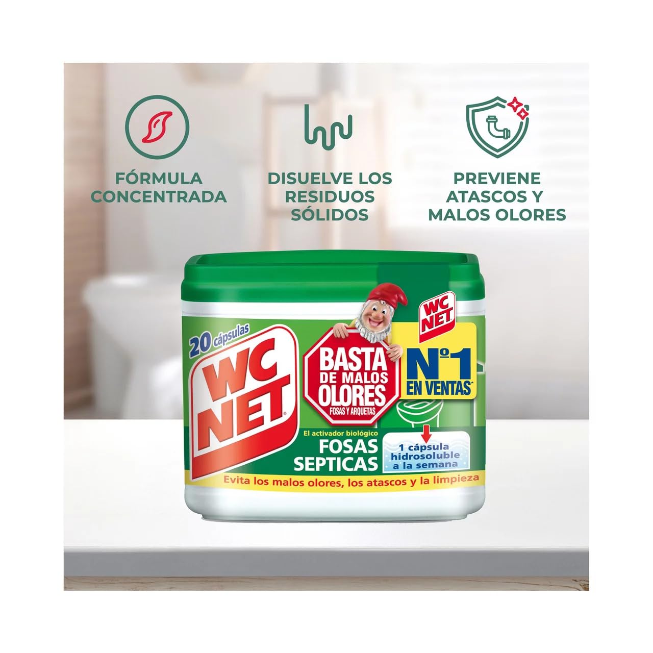 Abflussreiniger für Klärgruben 20 Beutel 360 gr. 2er-Pack
