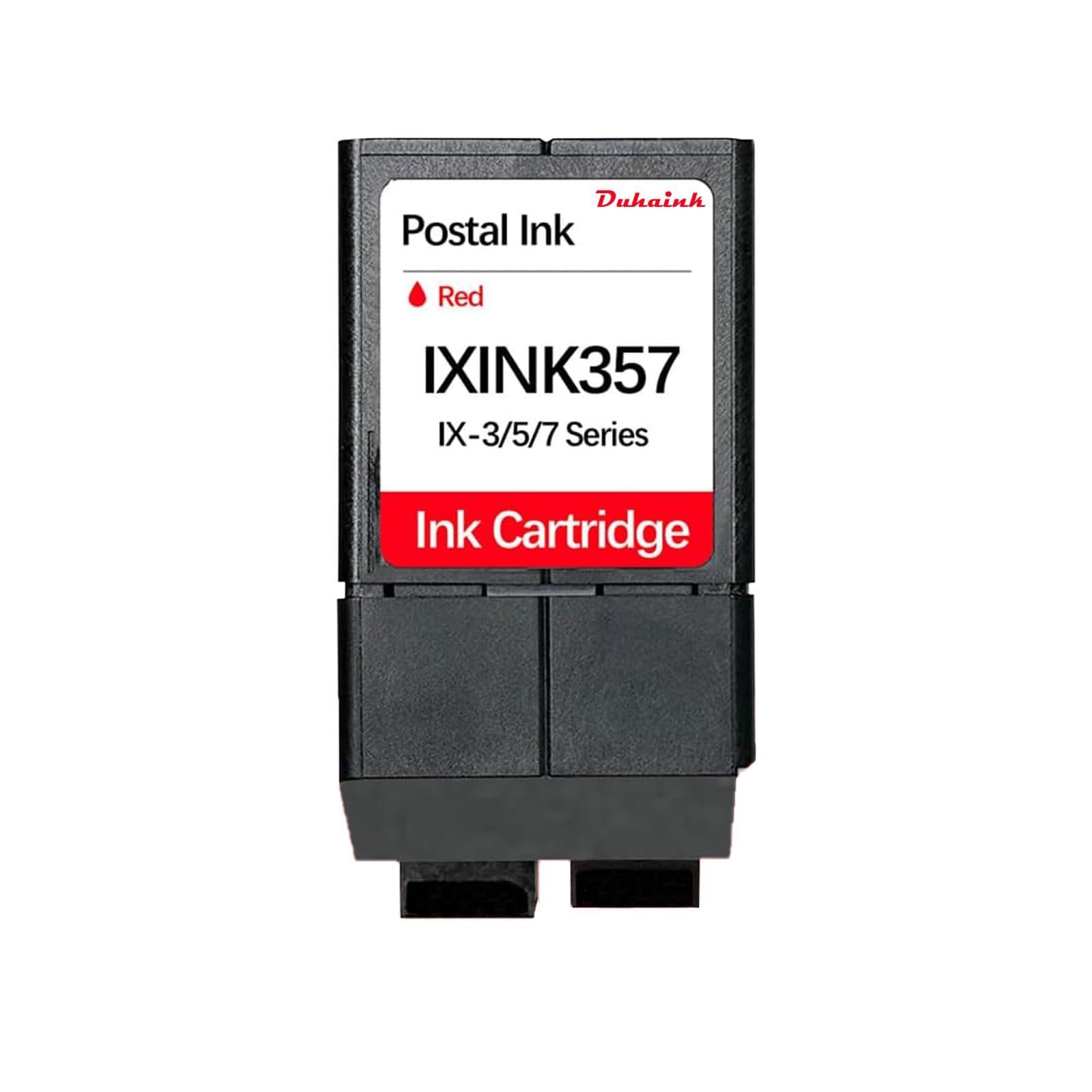 Duhaink IXINK357 Compatible Neopost Ink Cartridge for IX3 IX5 IX7 Pro Series Mailing Systems Postage Meter Fluorescent Red Postage Ink (1 Pack)