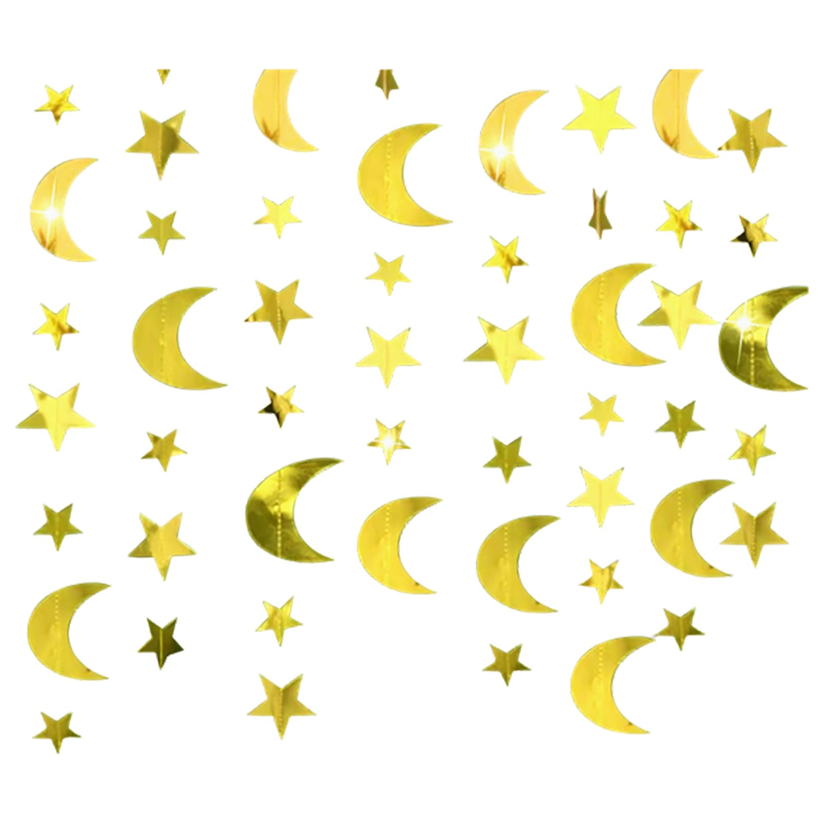 OSNIYAW Glittering Star Themed Hanging Ornament for Room Wall Celebration Spiritual Theme Deck