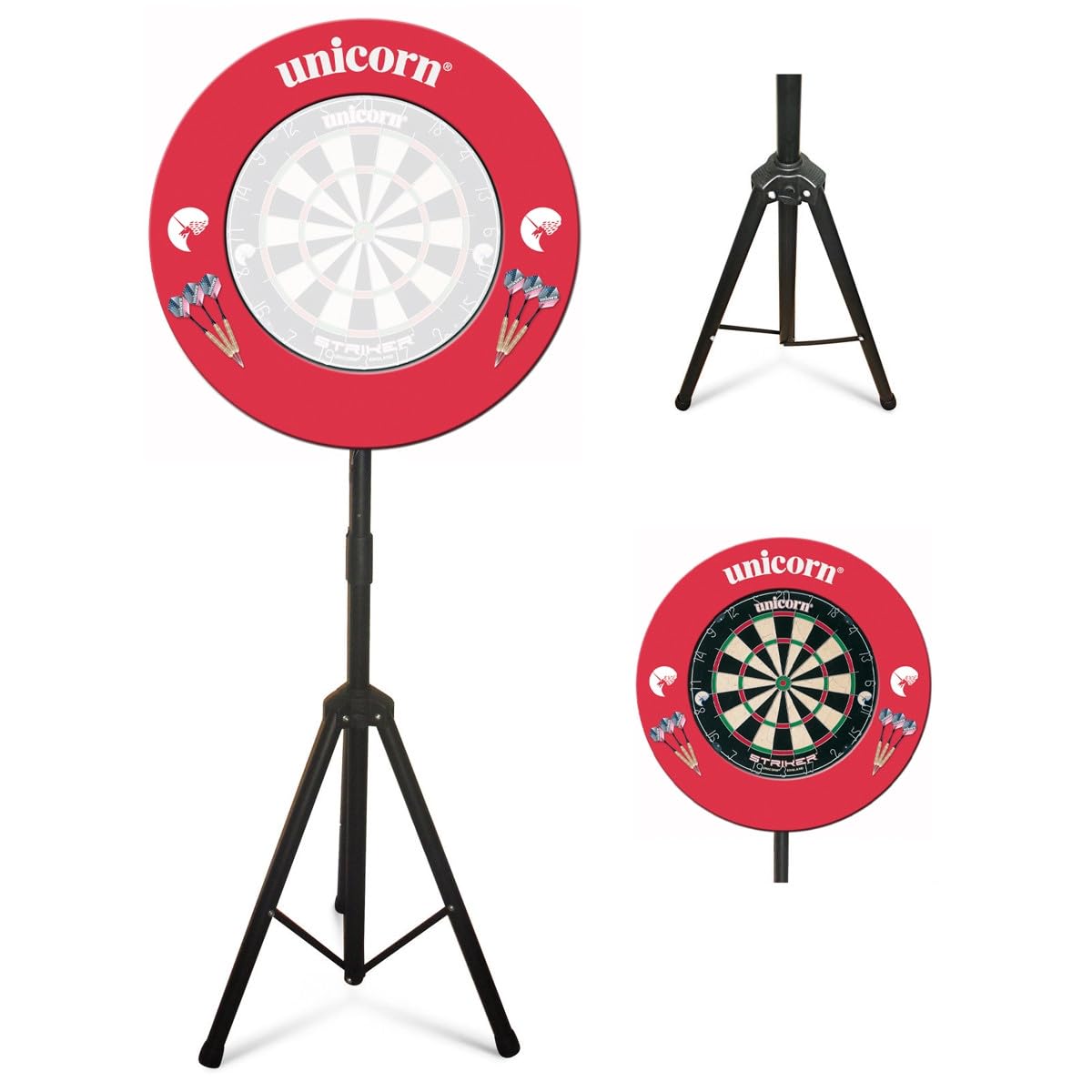 Support de cible fléchettes UNICORN Dartmate pliable et portable - 4