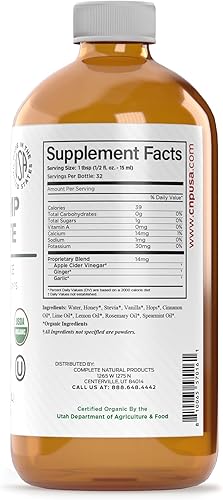 Miniatura 2 de Leg Cramp Complete 16oz - Líquido natural orgánico Amish para aliviar los calambres musculares, pies y piernas, vitaminas y suplemento