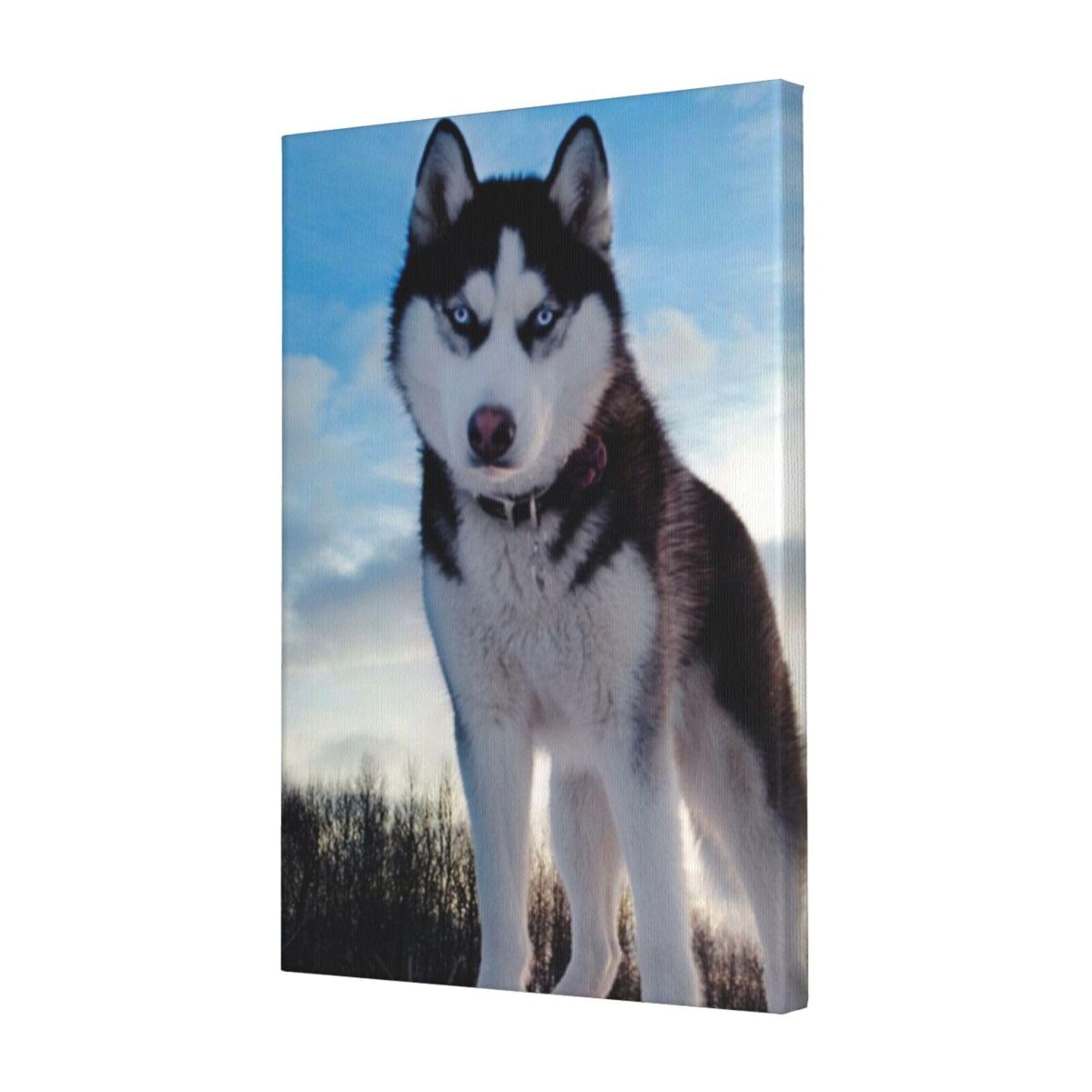 Affiche husky OUSIKA tableau pour habiller un mur vide de salon - 8