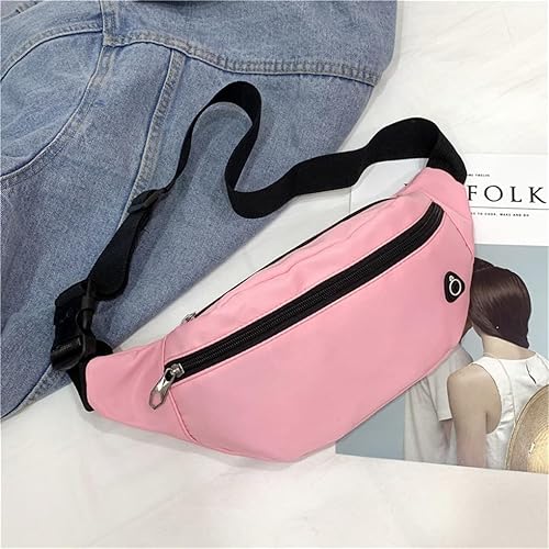 Miniatura 3 de AuSion Riñonera grande para mujer, impermeable, con 3 bolsillos con cremallera, a la moda, para correr, senderismo, cinturón para hombres, llevar