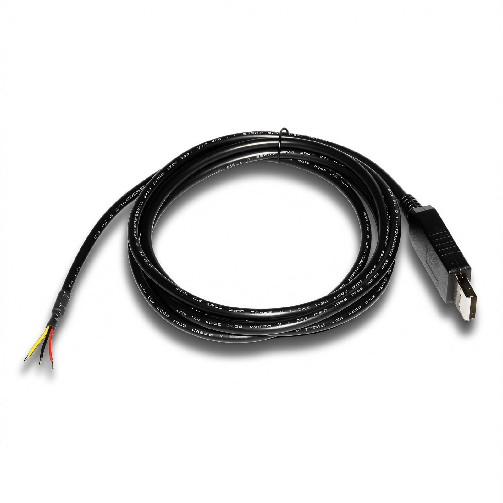 USB to Serial RS232 3P Wire with FTDI FT232RL Chipset TXD RXD GND Adapter Cable (1.8M,FT232RL Chip) FT232RL Chip 1.8M