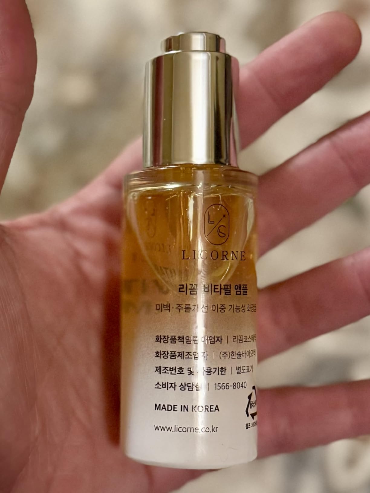 Licorne Vitafill Ampoule – Exosome Ampoule Serum with Niacinamide, Korean Face Serum, Hydrating Lightweight Ampoule for Smooth, Radiant-Looking Skin, K-Beauty Skincare