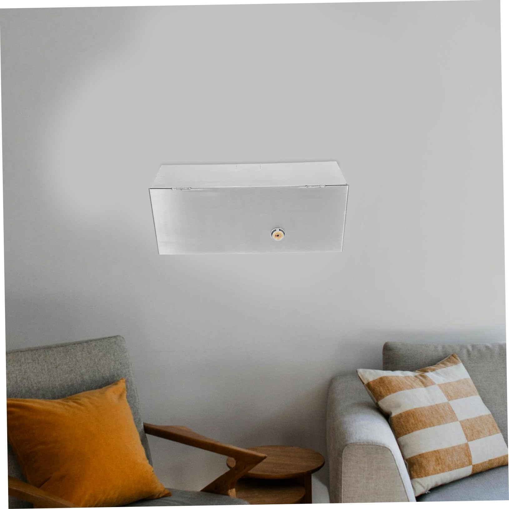 Kisangel Protector Antirrobo Para Enchufe Tipo 86 Acero Inoxidable Caja De Salida Eléctrica Metálica Seguridad Para Interruptores Pared Hogares Oficinas 1 Unidad Resistente