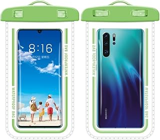 2 Pack-Waterproof Phone Pouch Bag - 7.5in Water Proof Cell Phone Case for Beach Travel Must Haves, IPX8 Dry Bag with Lanyard for iPhone 16 15 Pro Max, Cruise Ship Essentials