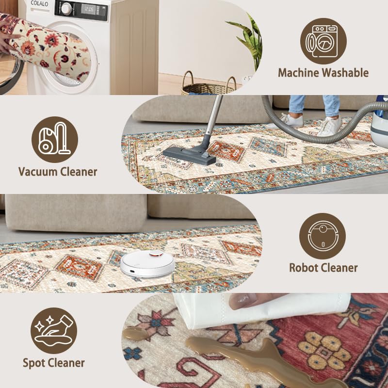Tapete decorativo rectangular 50x79 cm lavable miniatura 2