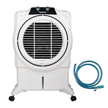 Symphony Sumo 75 XL Desert Air Cooler For Home with Honeycomb Pads, Powerful +Air Fan, i-Pure Console and Low Power Consumption (75L, White) - image, photos