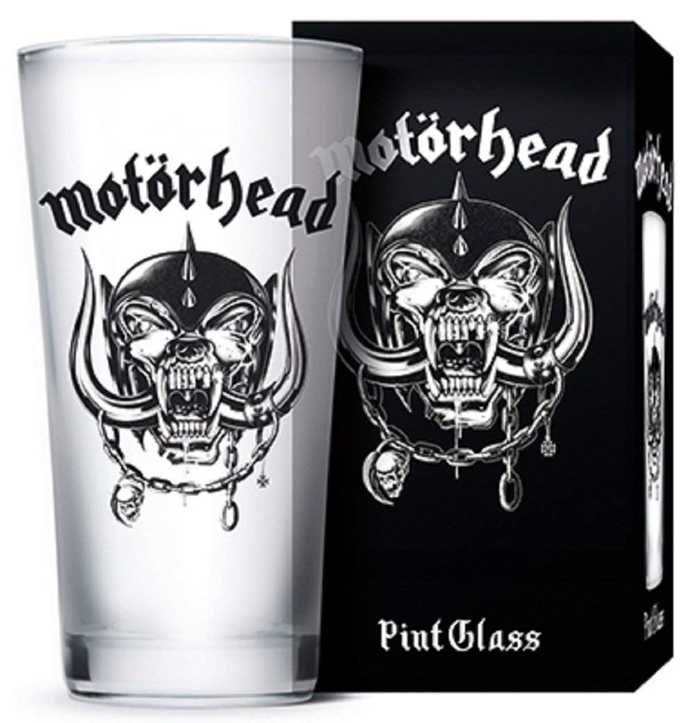 for-collectors-only Motörhead Warpig Logo Beer Glass Long Drink Glass XL Frosted Look Pint Glass
