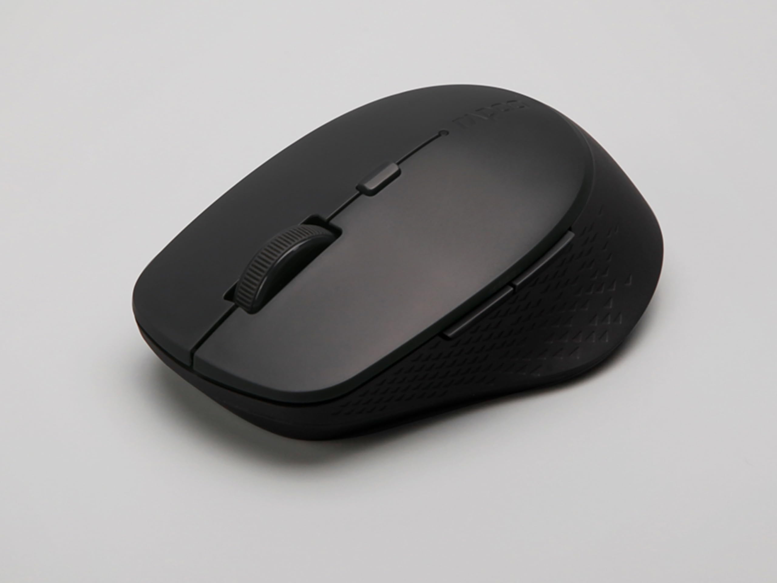 Rapoo bezprzewodowa mysz komuterowa (myszka do komputera, PC, wireless, ergonomiczna, 7 przycisków, 2,4 GHz, Bluetooth, 1600 DPI) ciemnoszara