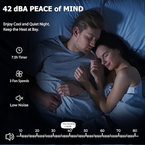 Miniatura 5 de Ventilador de aire acondicionado, portátil 3 en 1, ventilador y humidificador con caja de hielo, temporizador de 7.5 horas, ultra silencioso,