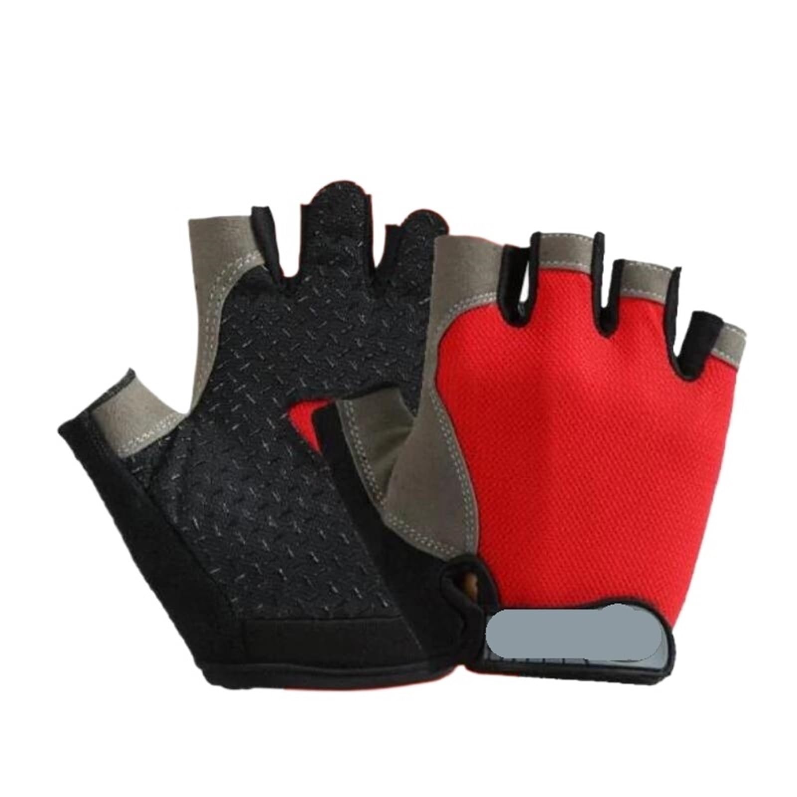 Guanti da Palestra Guanti da Palestra Guanti Senza Dita Guanti Traspiranti Antiscivolo e ammortizzanti Guanti Sportivi for Allenamento Sollevamento Pesi Ciclismo(Red,XL)