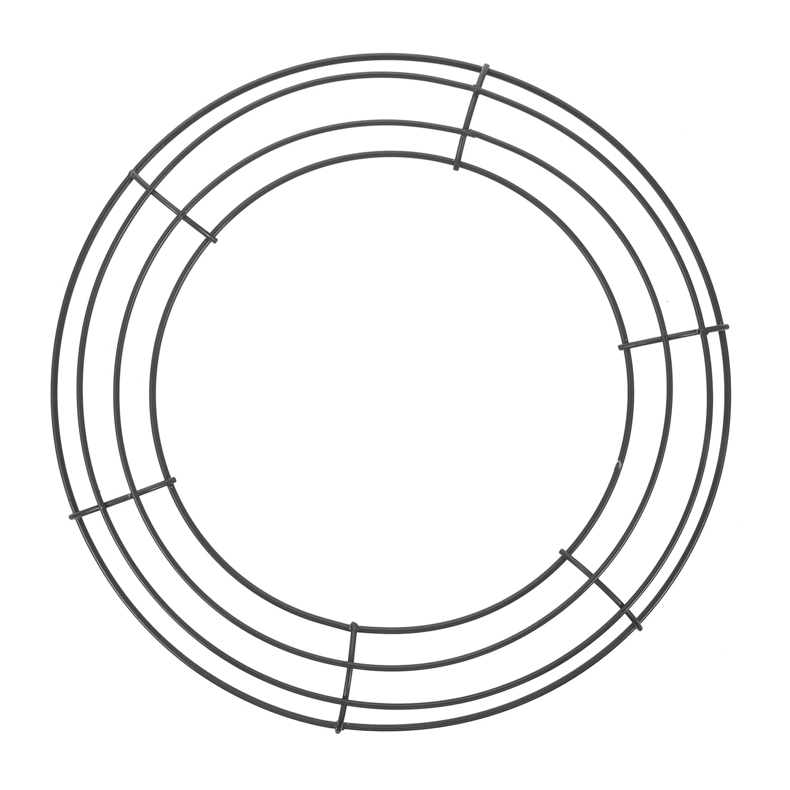 Veemoon 10pièces Cadre De Couronne Rond Métal Soi-même pour Projets Créatifs Intérieurs Et Extérieurs