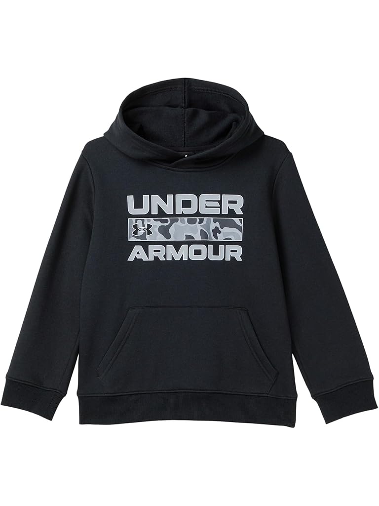Black Under Armour Frogskn Logo Hoodie (Big Kid)
