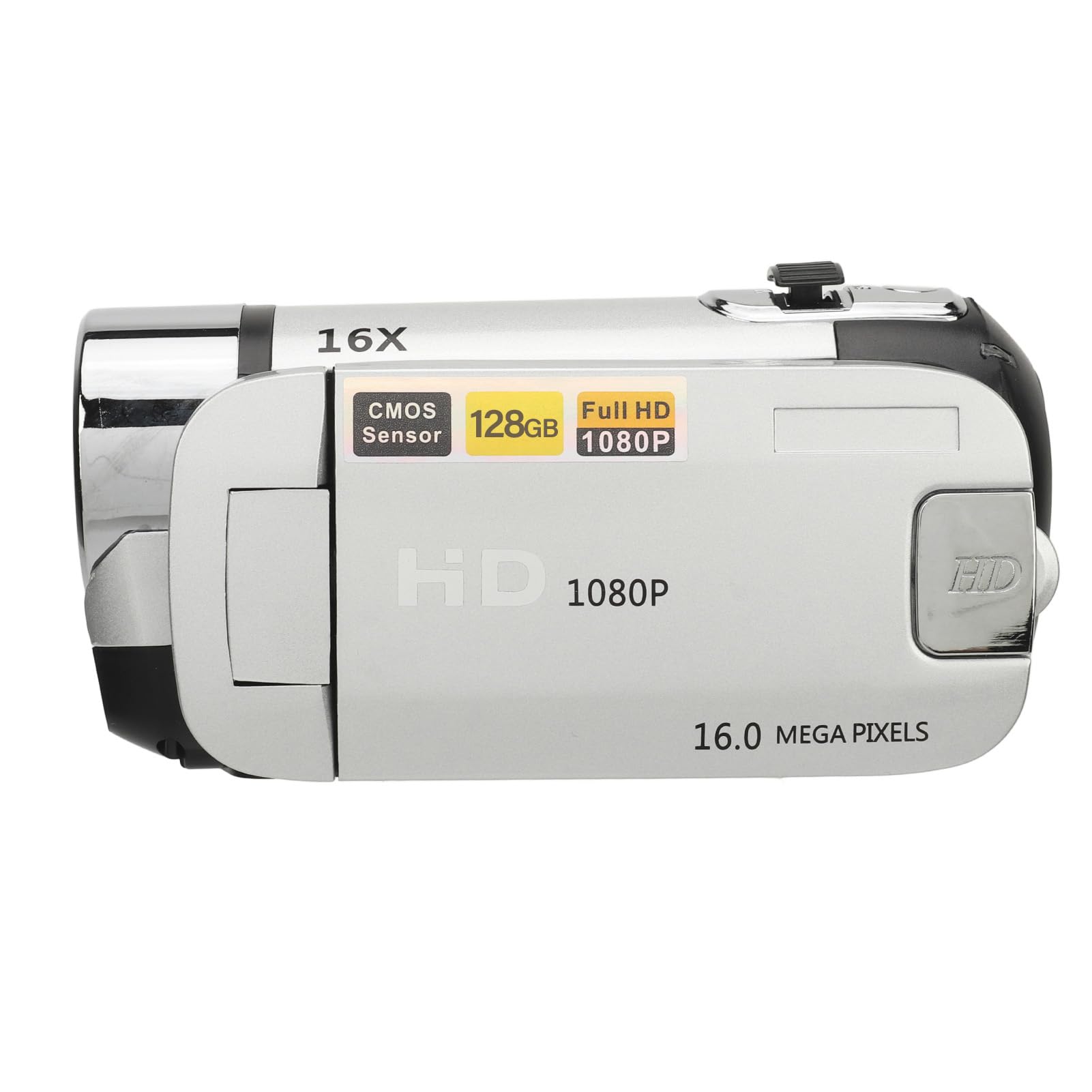 KIMISS D90 Digitale Camera met Invullicht 1080P, 16 MP, 2,4 Inch