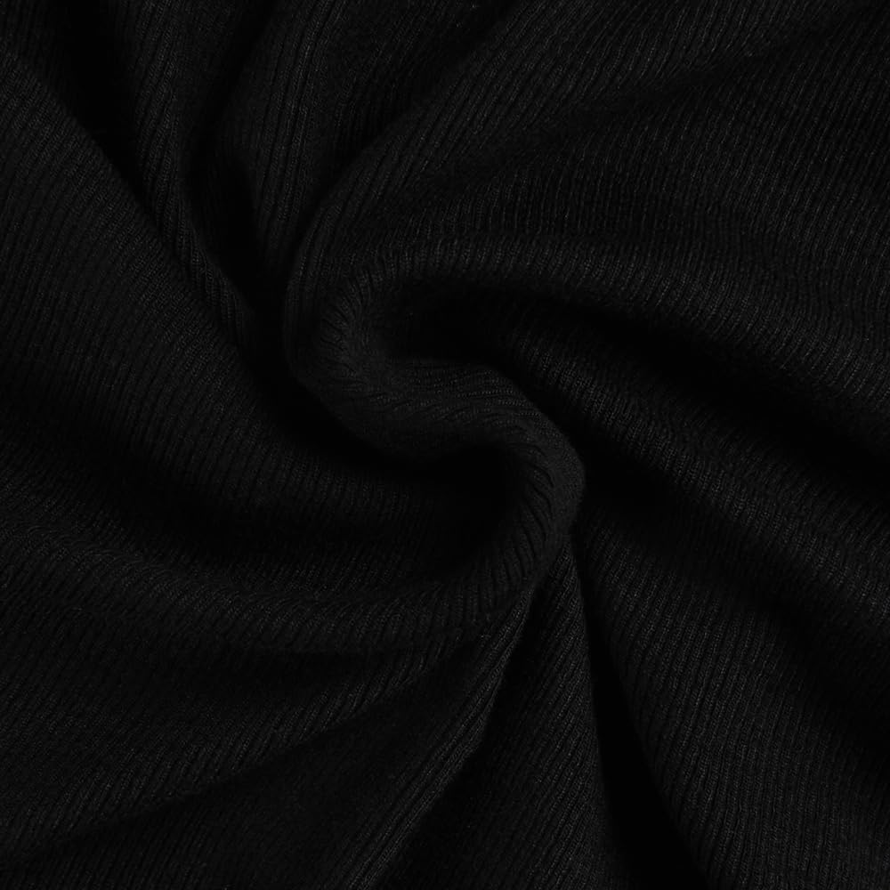 PALINDA Camicie da donna a costine a collo alto aderente a maniche lunghe Basic Thermal Layering Top